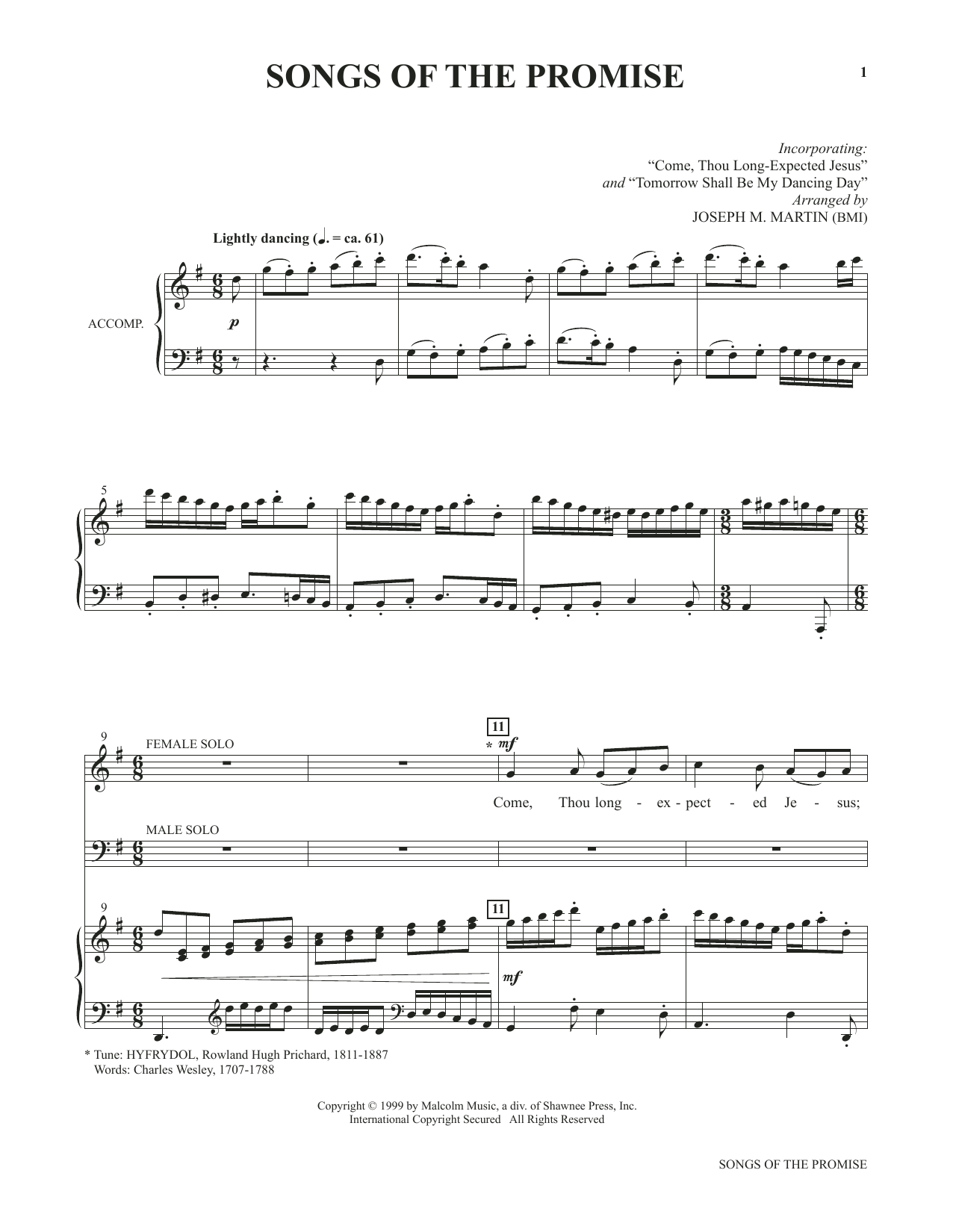 Product picture to: Songs Of The Promise (from Voices Together: Duets for Sanctuary Singers)