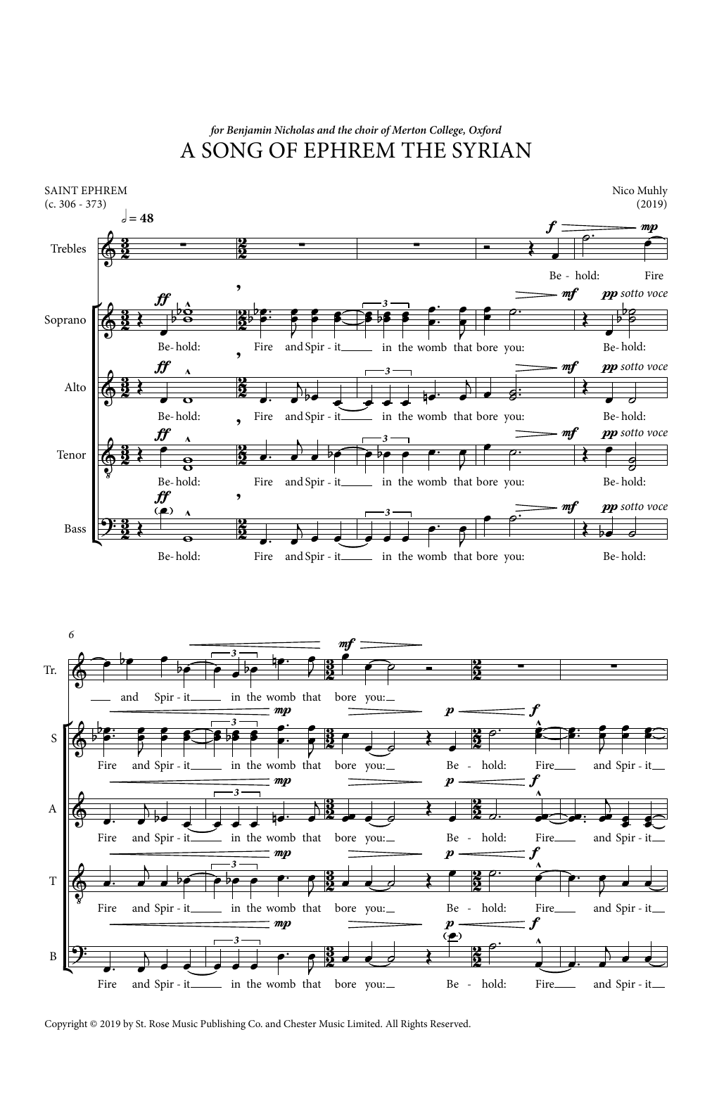 Produktbild zu: A Song Of Ephrem The Syrian