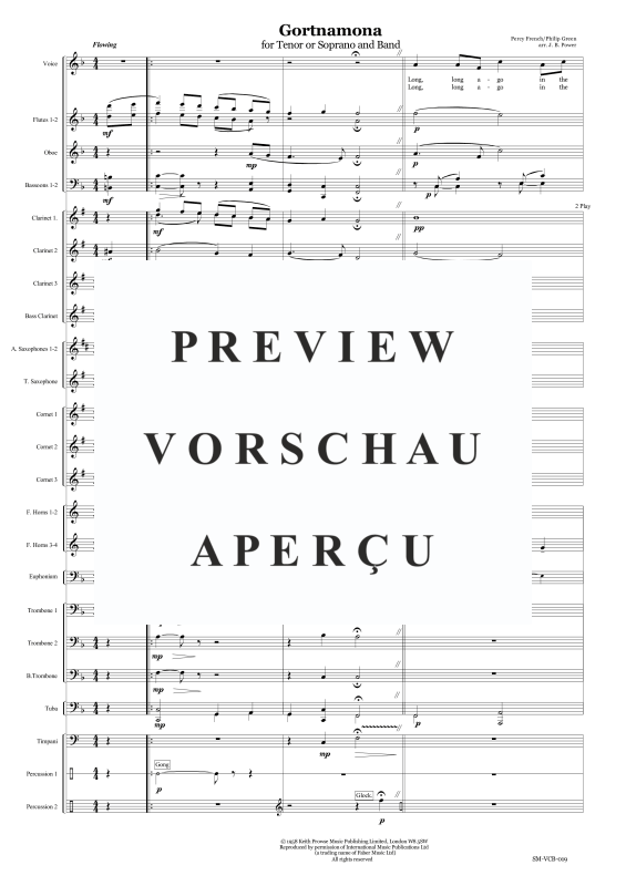 Produktgalerie: Seite 4 von 11 Gortnamona, , Solo Gesang und Concert Band