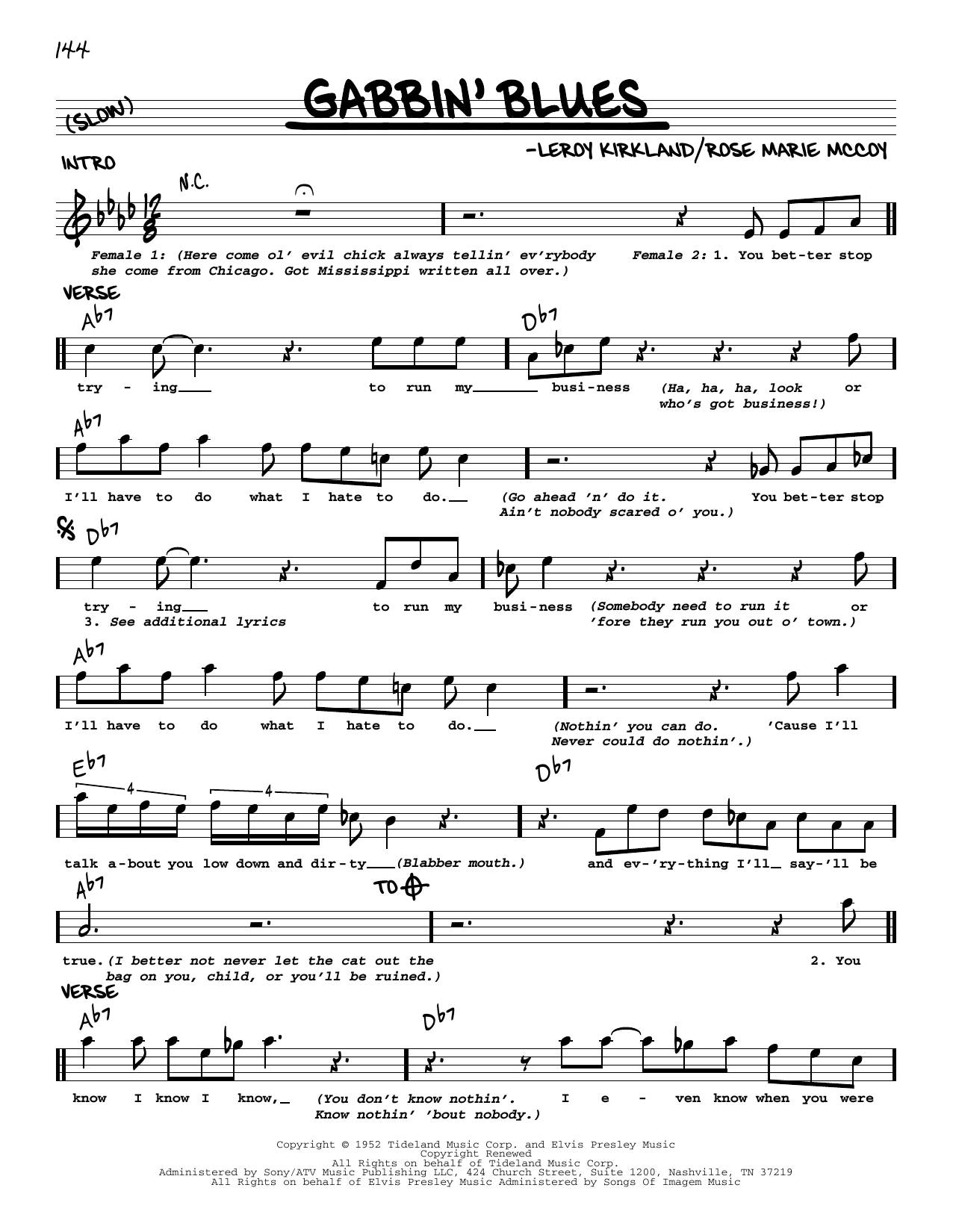 Produktbild zu: Gabbin' Blues