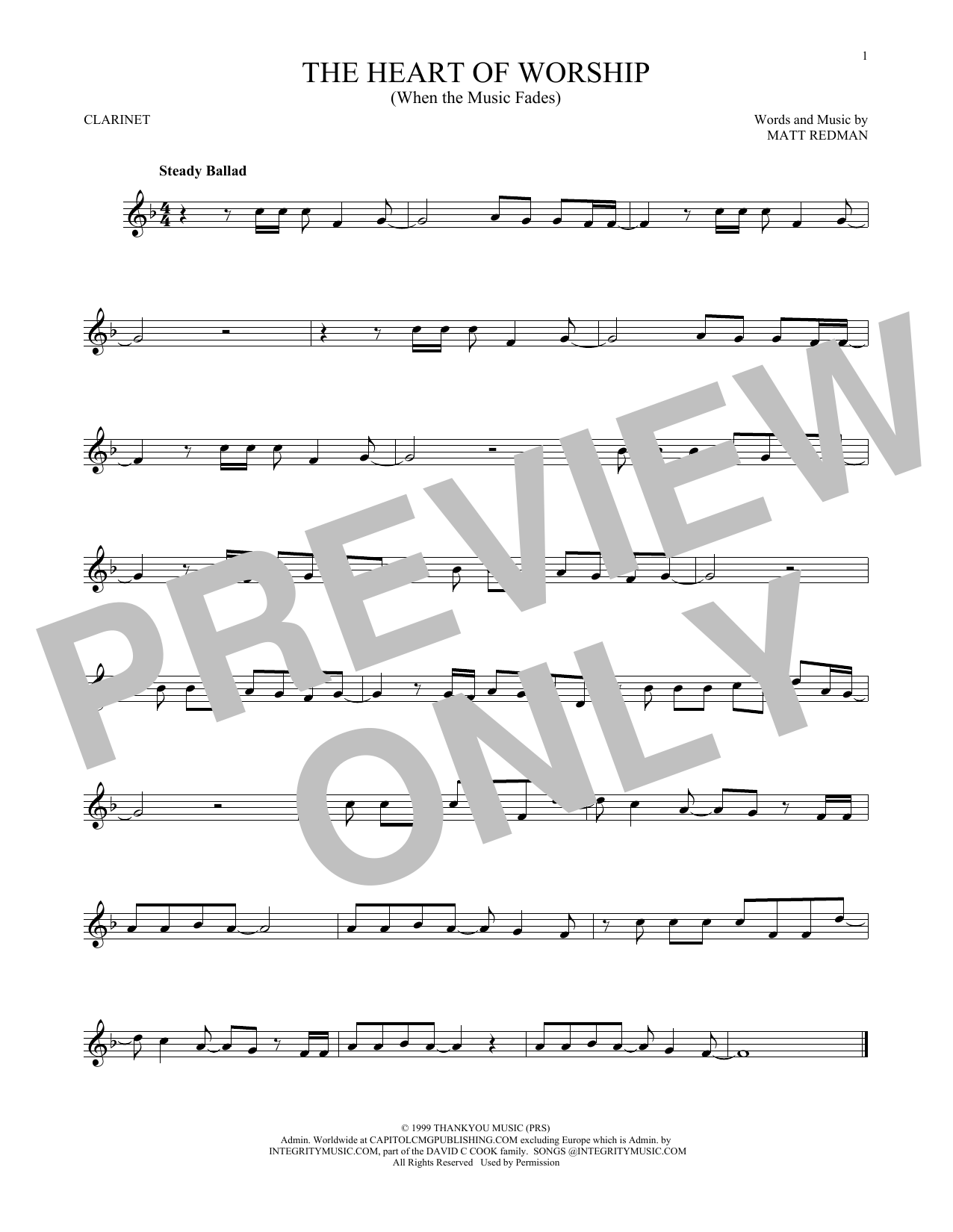 Product gallery: Page 1 of 1 The Heart Of Worship (When The Music Fades), Matt Redman
