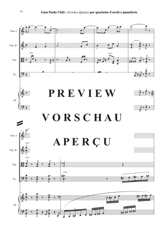 Produktgalerie: Seite 13 von 21 October Quintet , , (Streicherquartett + Klavier)