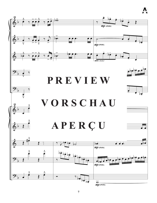 Produktgalerie: Seite 10 von 21 Mid-Atlantic Fanfare , , (Doppel-Blechbläserquintett)