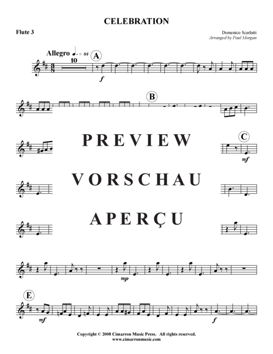 Product gallery: Page 13 of 14 Celebration , , (3x flute + bassoon)