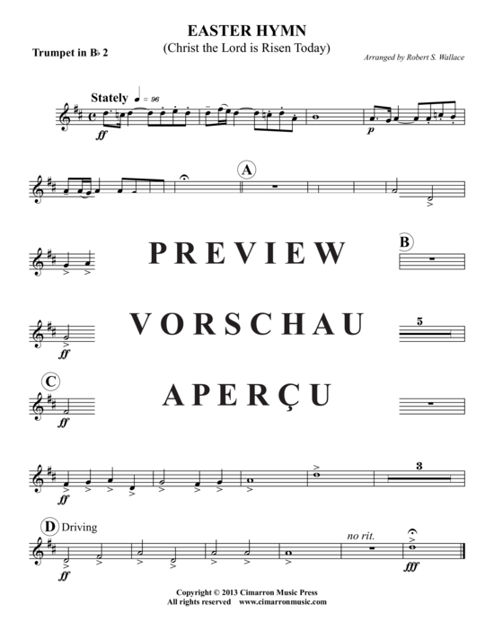 Produktgalerie: Seite 7 von 14 Oster Hymne , , (Blechbläser-Quintett + Orgel)