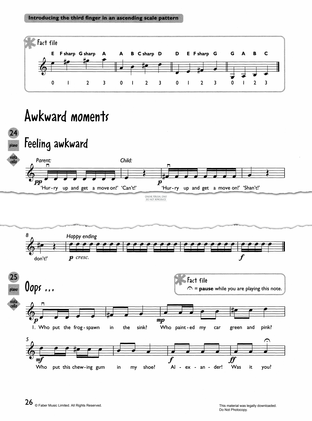 Produktgalerie: Seite 1 von 1 Awkward Moments, Mary Cohen, Violine