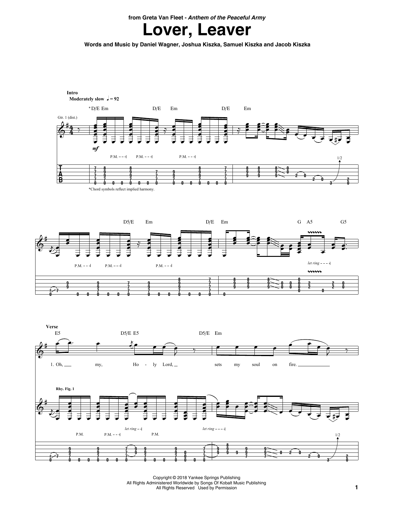 Produktbild zu: Lover, Leaver