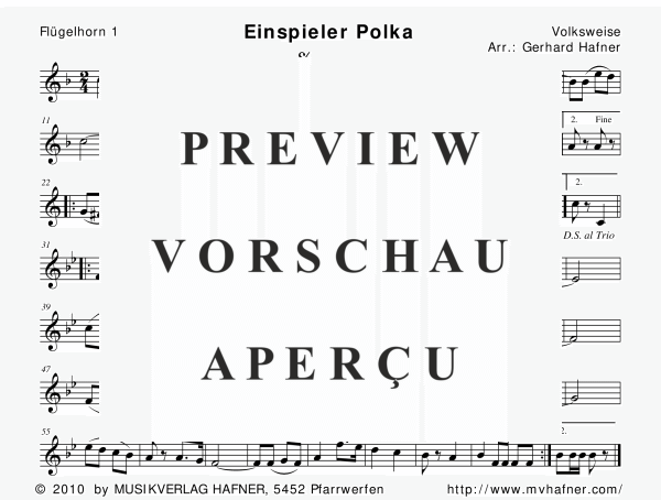 Product gallery: Page 6 of 11 Einspieler Polka, , (woodwind and brass)