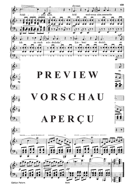 Product gallery: Page 5 of 5 Drang in die Ferne D.770, , Medium Voice and Piano