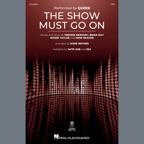 Product picture to: The Show Must Go On (arr. Mark Brymer)