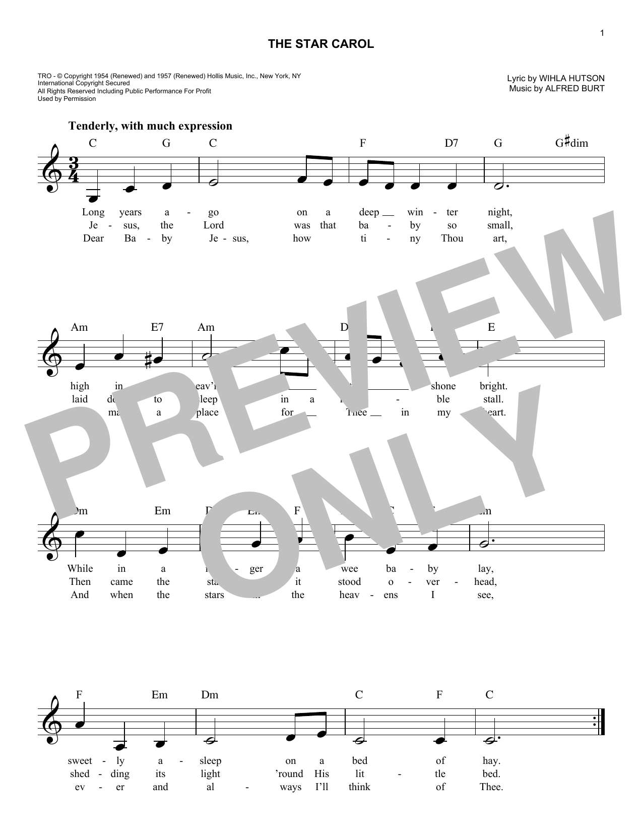 Produktbild zu: The Star Carol