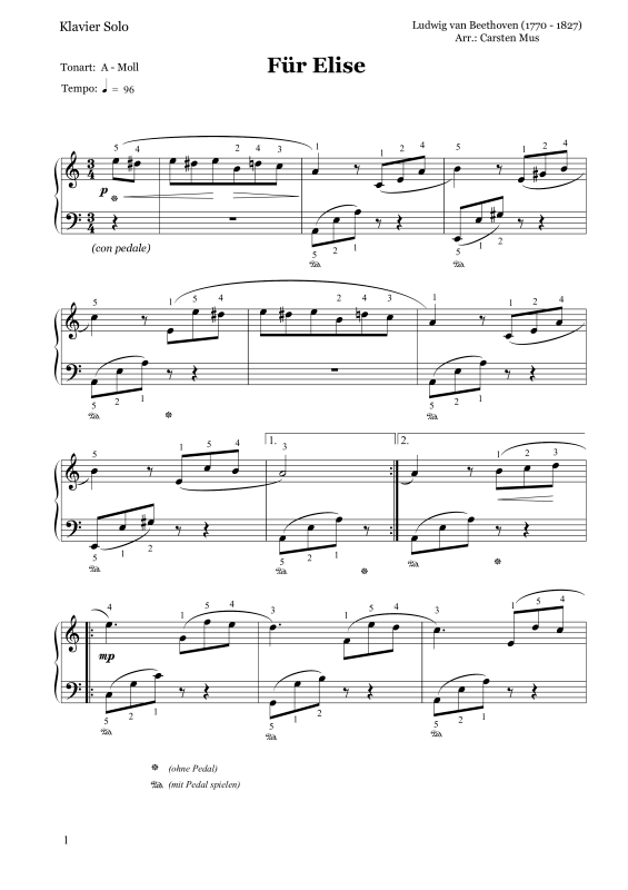 Produktbild zu: Für EliseLudwig van Beethoven
