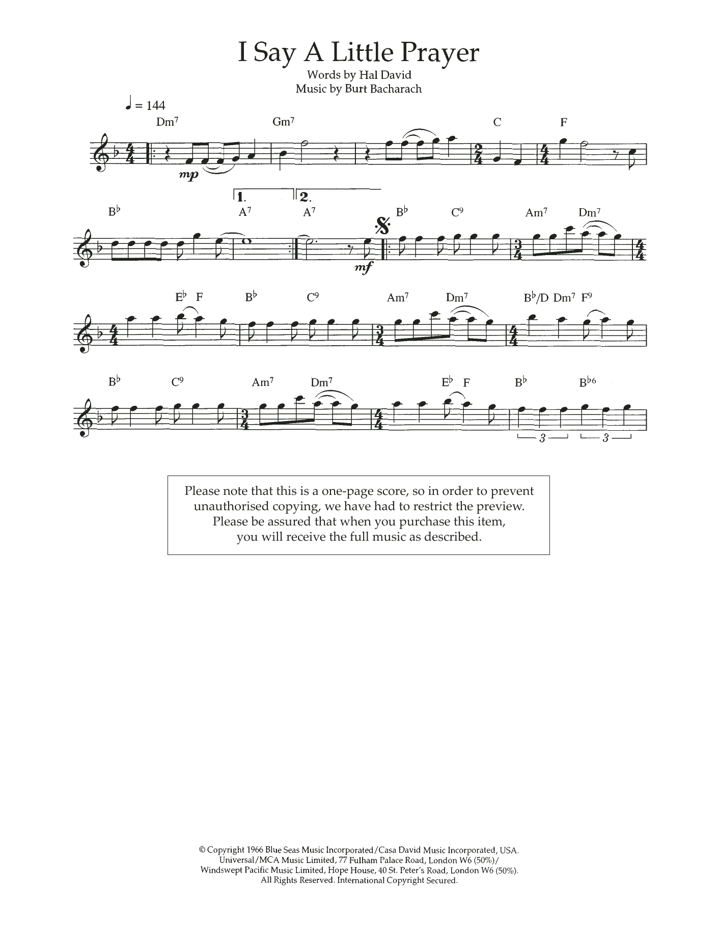 Product gallery: Page 1 of 1 I Say A Little Prayer, Aretha Franklin