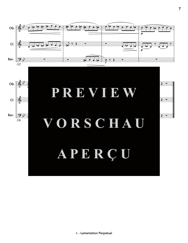 Product gallery: Page 11 of 11 Suite for Reeds, , (woodwind trio oboe, clarinet and bassoon)