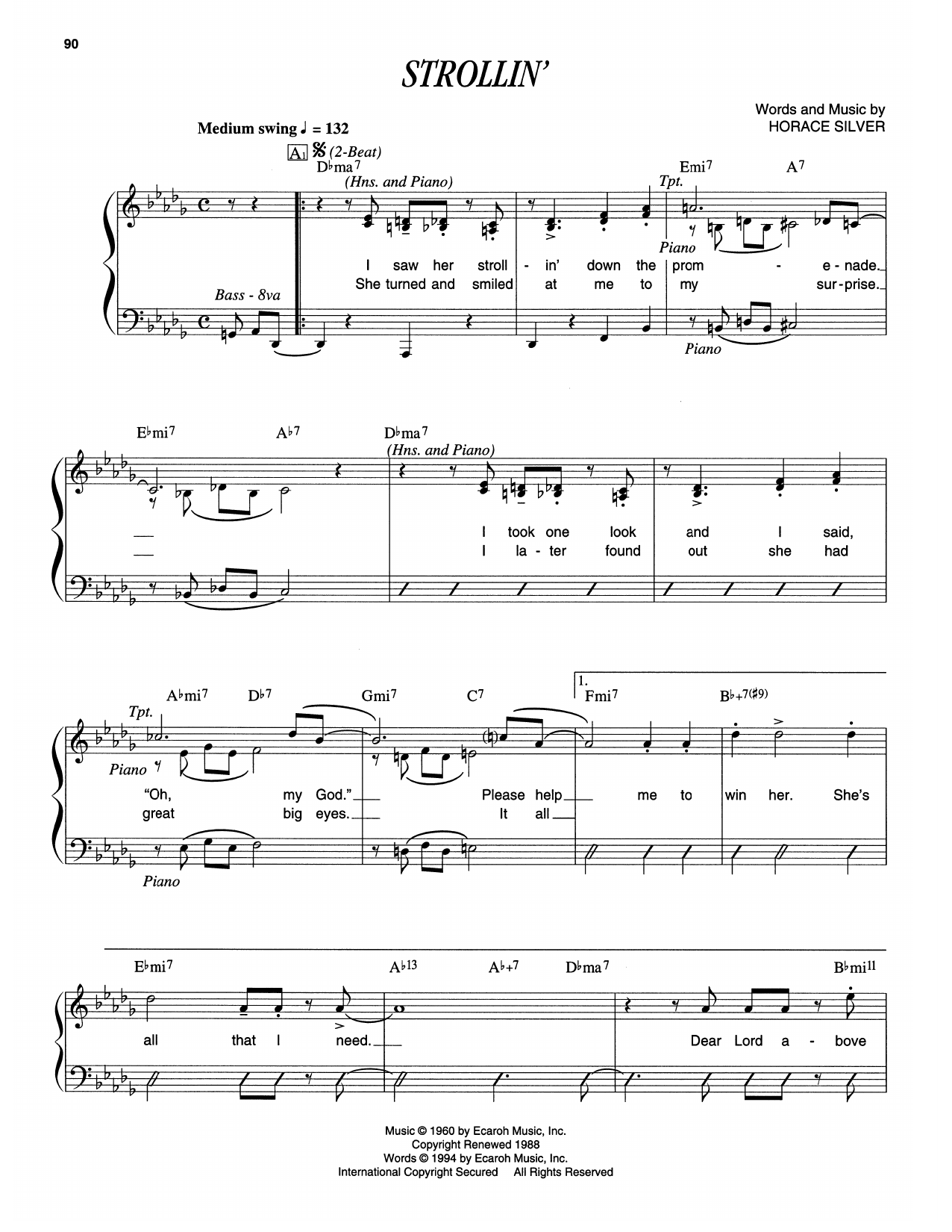 Produktbild zu:  Strollin' - Horace Silver