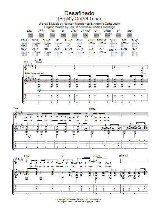 Product picture to: Desafinado (Slightly Out Of Tune)