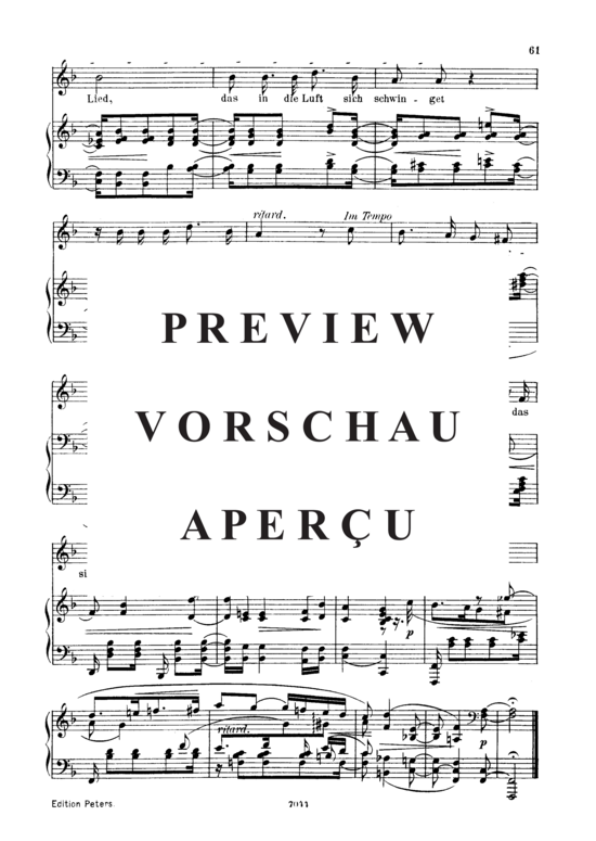 Product gallery: Page 3 of 3 intermezzo Op.39 No.2, , Low Voice and Piano
