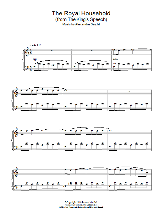 Product gallery: Page 1 of 1 The Royal Household, Alexandre Desplat