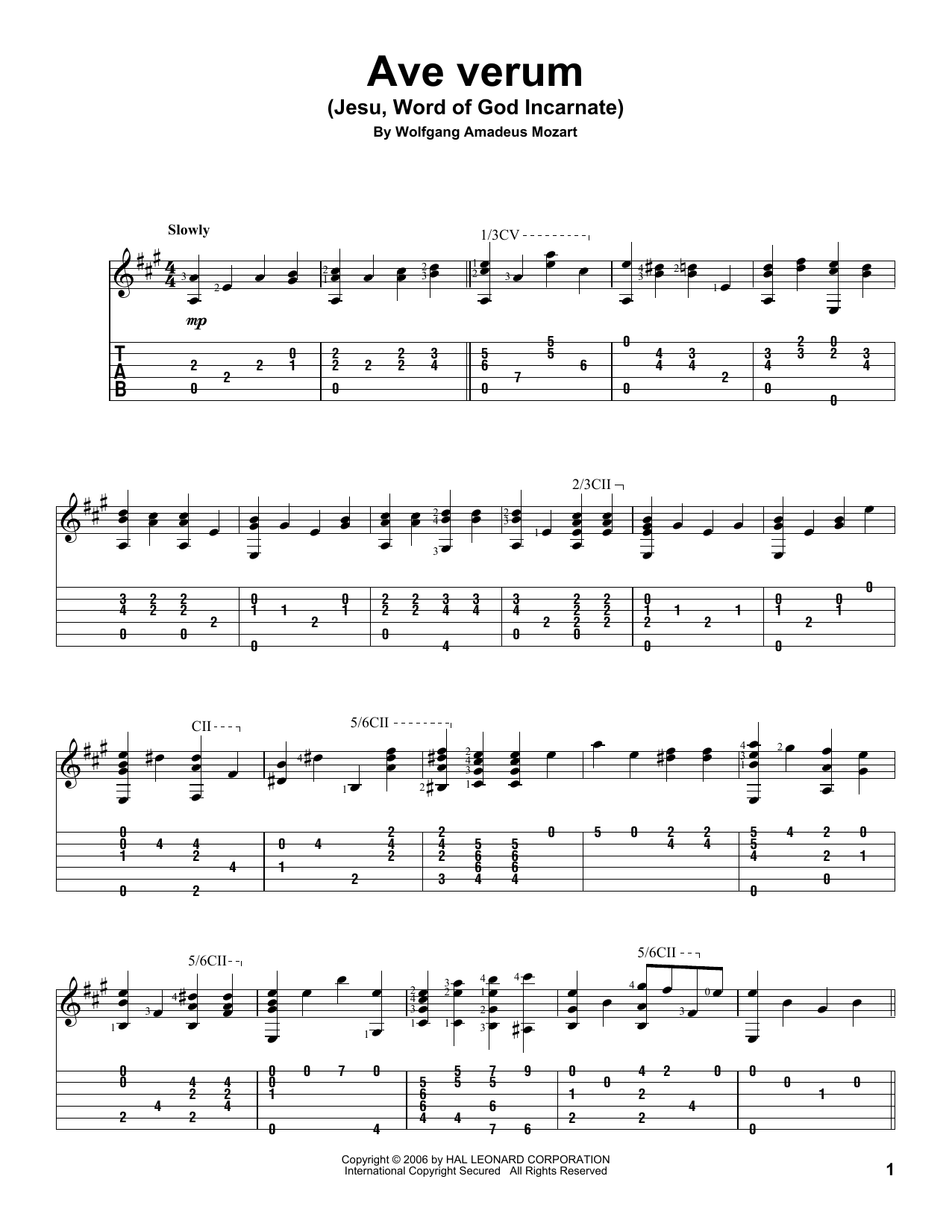 Product picture to: Ave Verum Corpus, K618 (Jesu, Word Of God Incarnate)