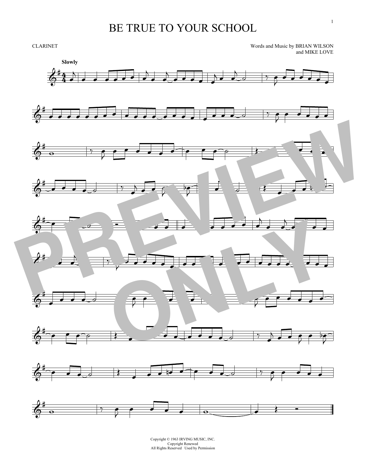 Product gallery: Page 1 of 1 Be True To Your School, The Beach Boys