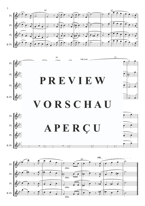 gallery: Charmaine, , Flute Quartet 3x Flute and Bass Flute