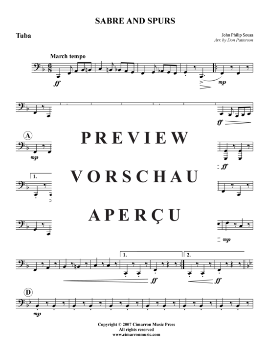 Produktgalerie: Seite 13 von 14 Sabre and Spurs , , (Blechbläserquintett)