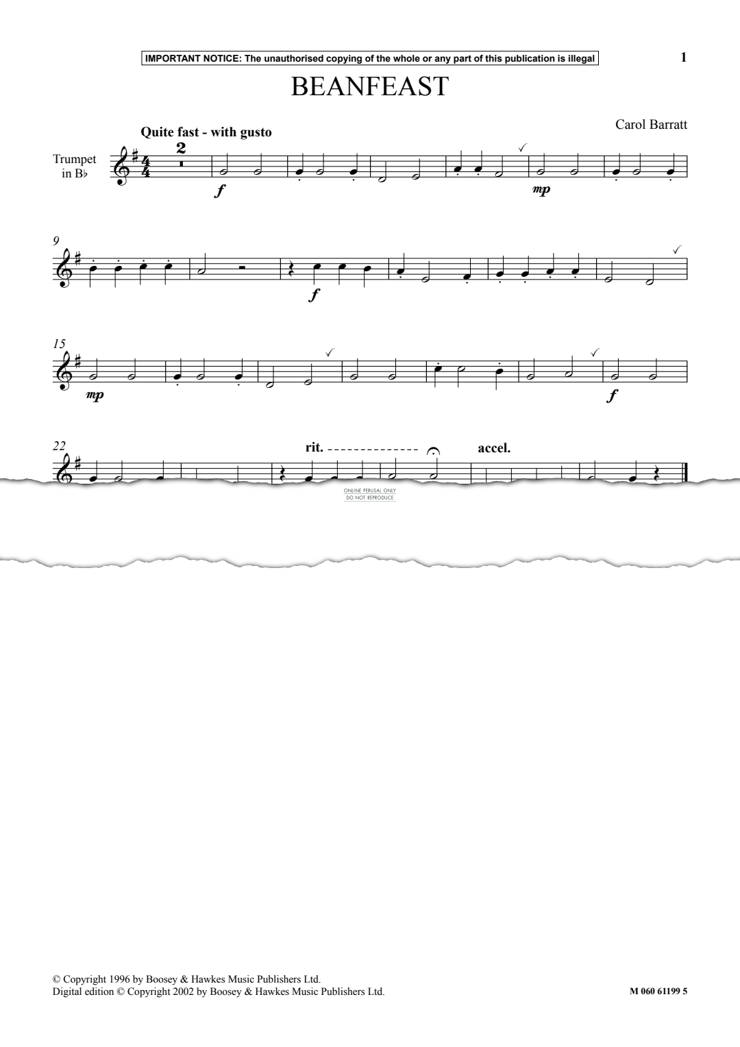 Produktgalerie: Seite 1 von 1 Beanfeast, Carol Barratt, Klavier, Trompete