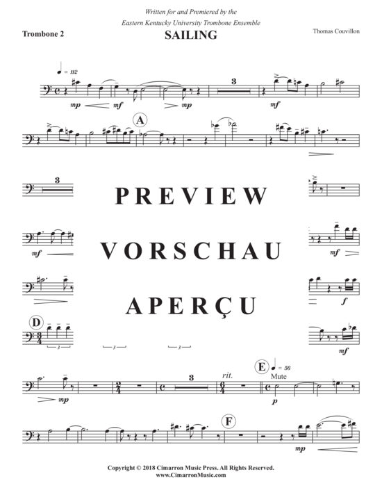 Product gallery: Page 14 of 21 Sailing , , (Trombone Ensemble)