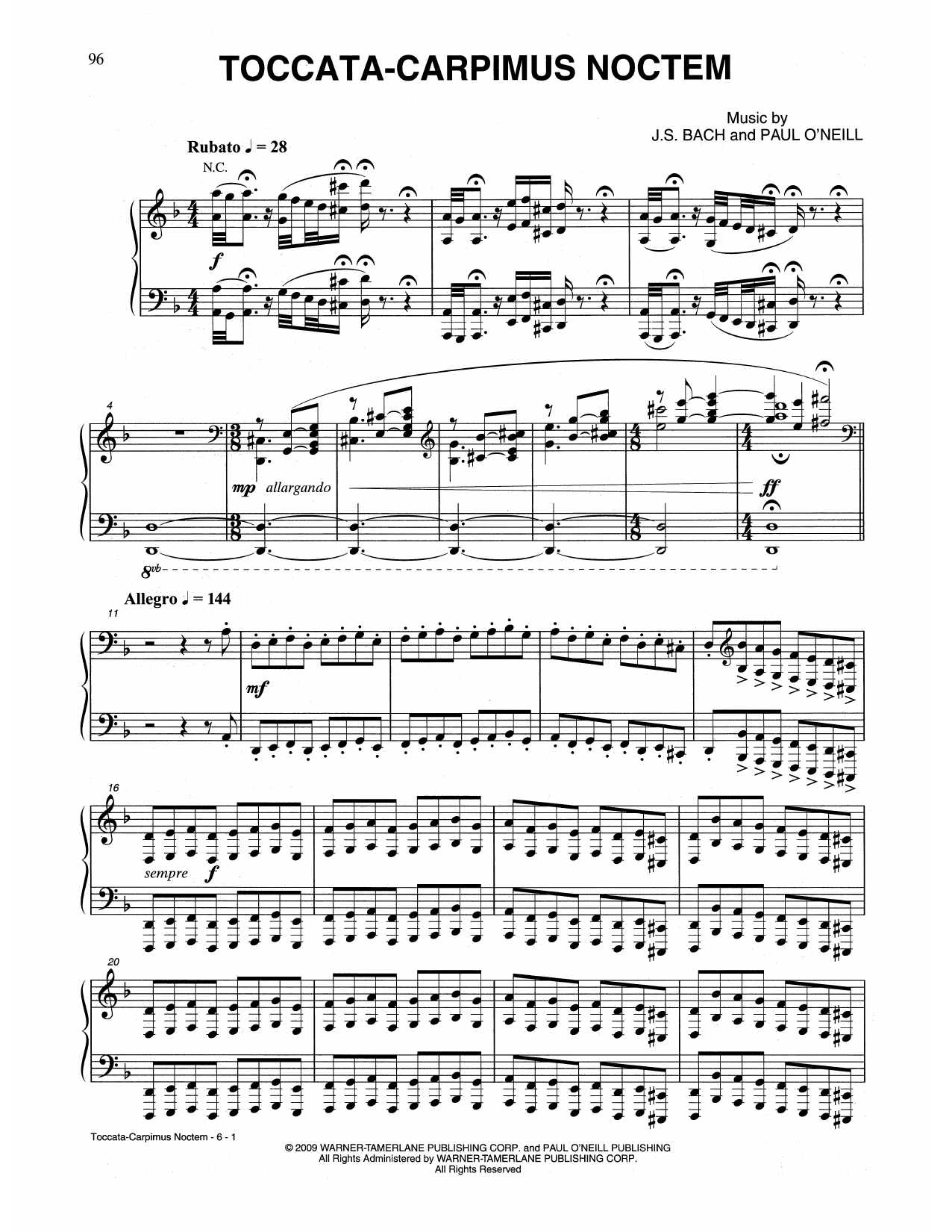 Product gallery: Page 1 of 1 Toccata-Carpimus Noctem, Trans-Siberian Orchestra