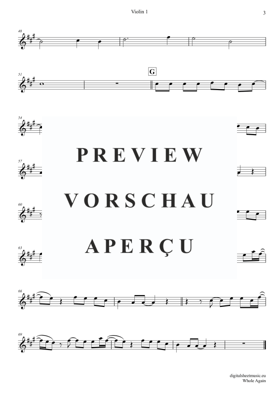 Produktgalerie: Seite 9 von 11 Whole Again, Atomic Kitten, (Violinen Trio + Klavier)