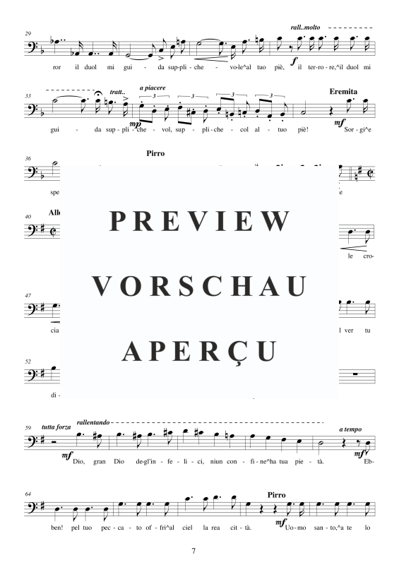 Produktgalerie: Seite 8 von 9 I Lombardi - (Act 2-IV-V) - Ma chi viene a questa volta, , Bass Duett und Klavier