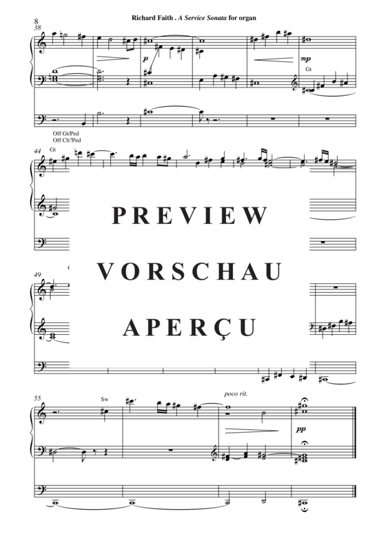 Product gallery: Page 9 of 15 Gottesdienst Sonate , , (Orgel Solo)