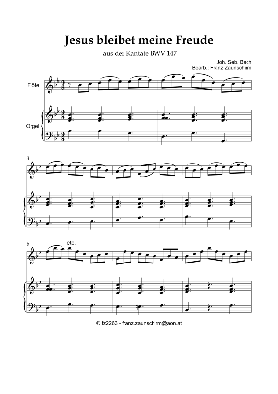 Produktbild zu: Jesus bleibet meine FreudeJoh. Seb. Bach