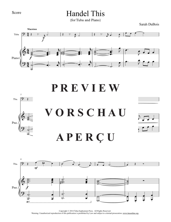 Produktgalerie: Seite 3 von 12 Handel This , , (Tuba + Klavier)