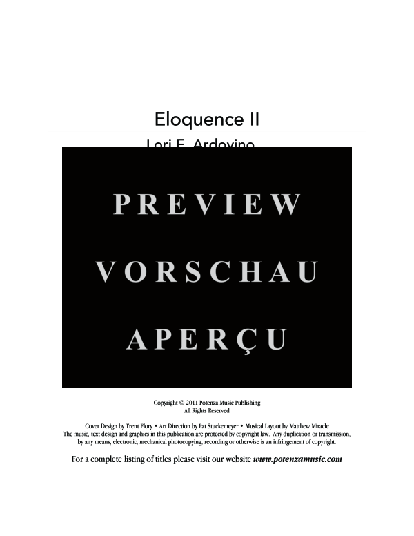 Product gallery: Page 3 of 7 Eloquence II, , (Klarinette Solo)