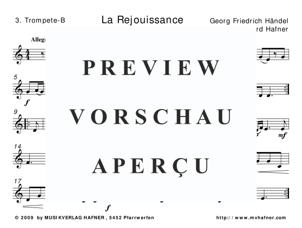 gallery: Feuerwerksmusik - La Réjouissance, , (Blechbläser Ensemble)