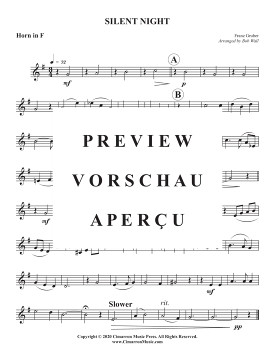 Produktgalerie: Seite 8 von 9 Stille Nacht , , (Holzbläser Quintett)