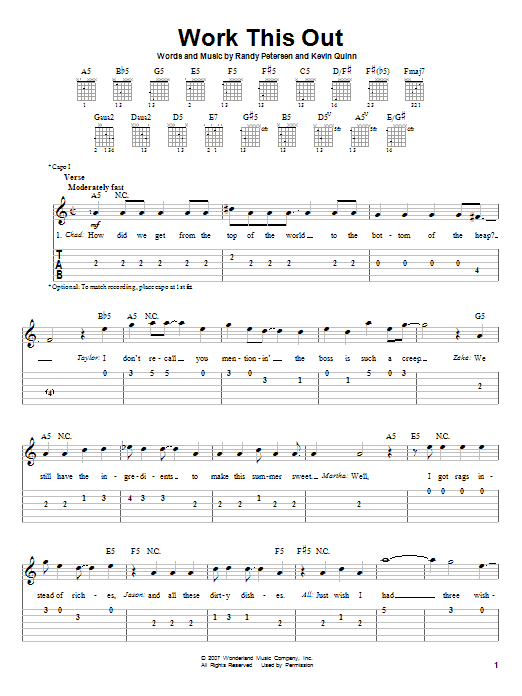 Product gallery: Page 1 of 1 Work This Out, High School Musical 2