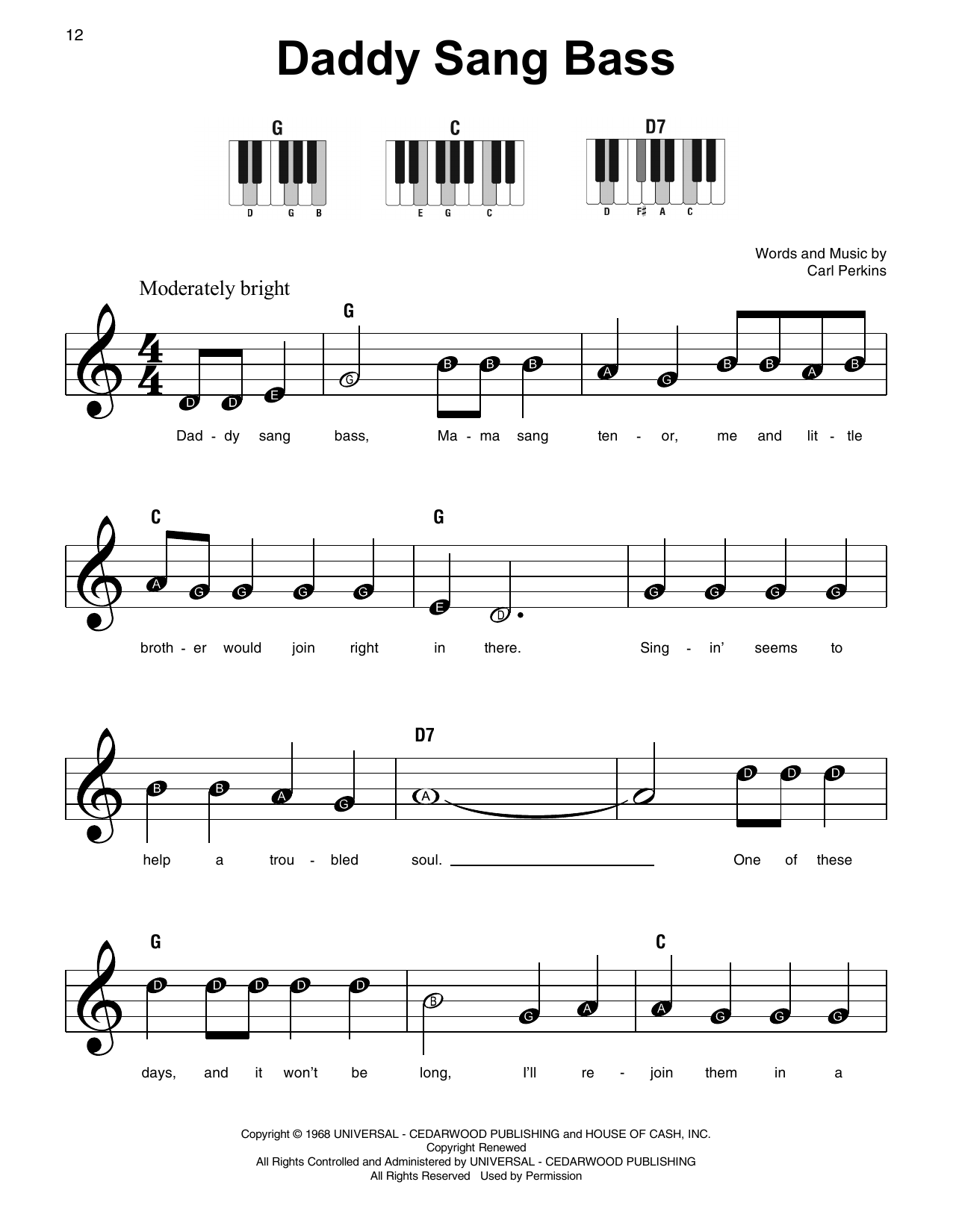 Produktbild zu: Daddy Sang Bass