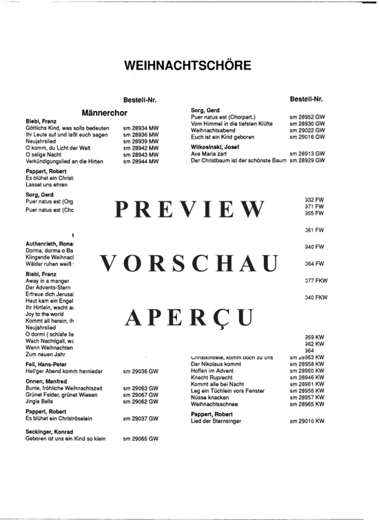 Product gallery: Page 15 of 15 Eilt nach Bethlehem , , (mixed choir, flute solo, organ)