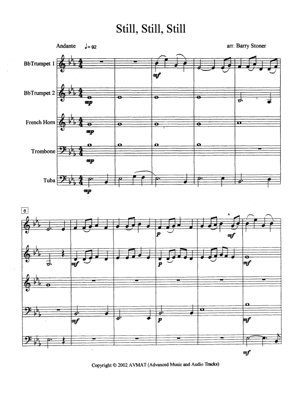 Produktgalerie: Seite 1 von 11 Still, Still, Still, , Blechbläserquintett