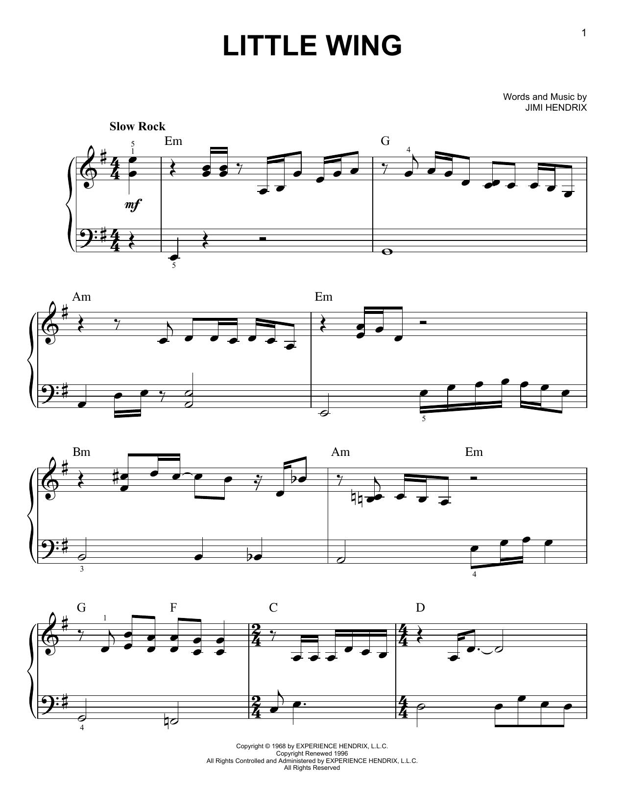Produktbild zu: Little Wing