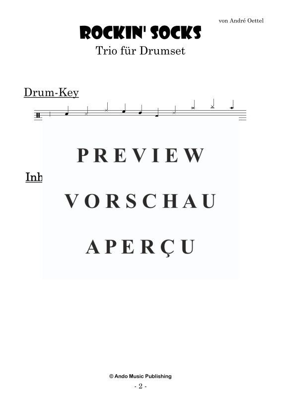 Produktgalerie: Seite 4 von 11 Rockin Socks, , Drumset Trio