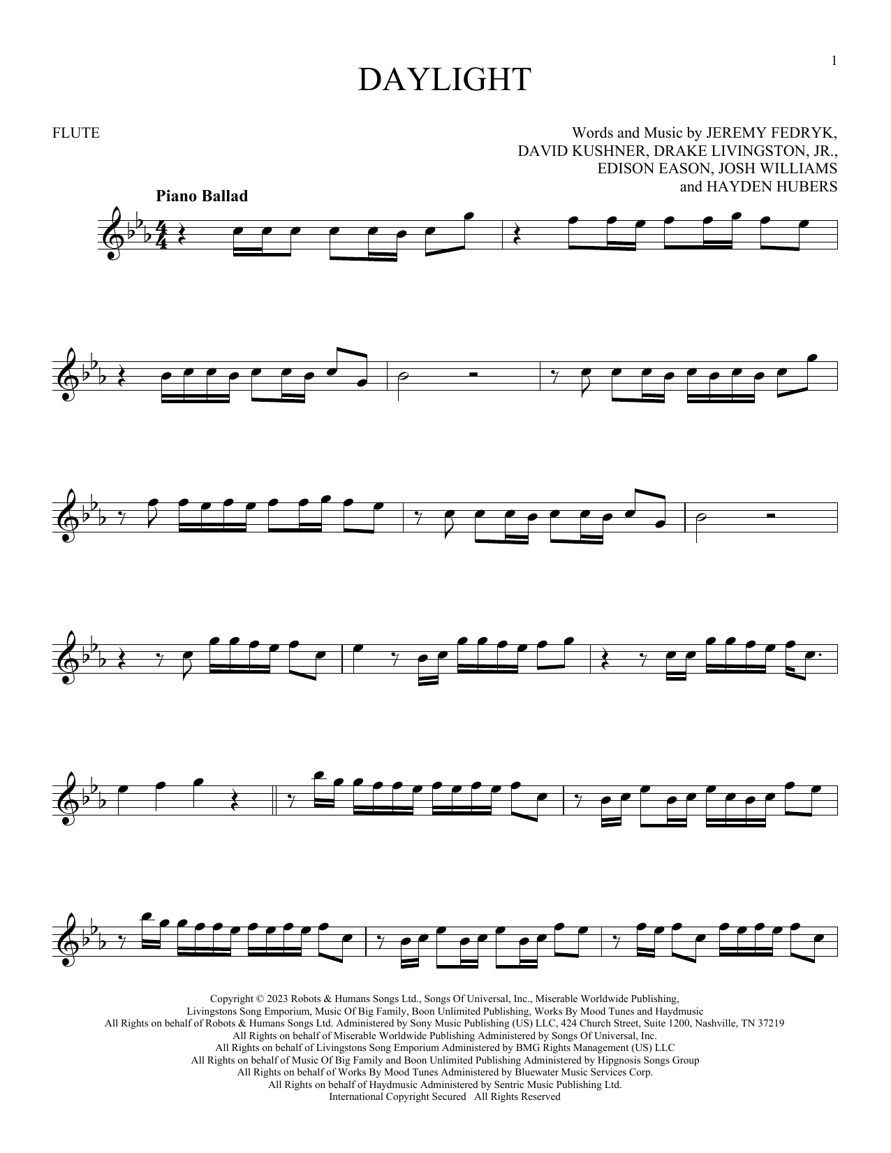 Product gallery: Page 1 of 1 Daylight, David Kushner