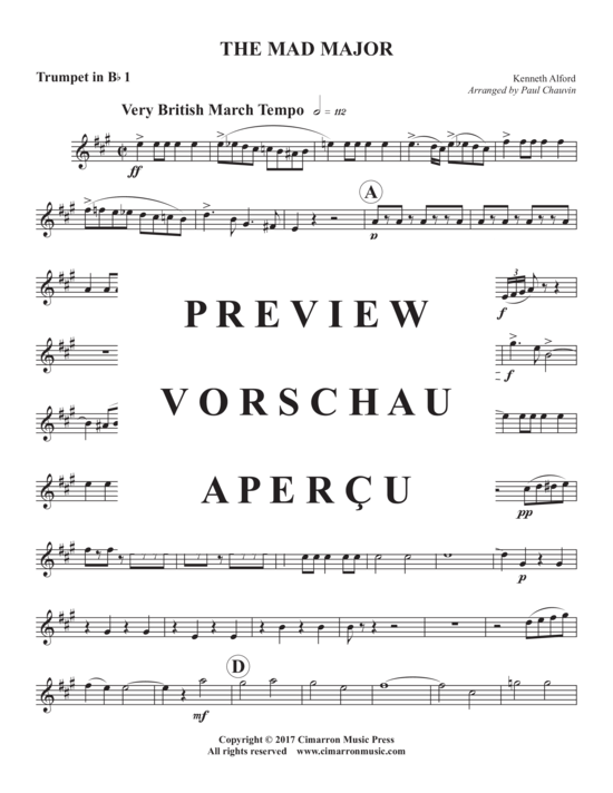 Produktgalerie: Seite 9 von 18 The Mad Major , , (Blechbläserquintett)