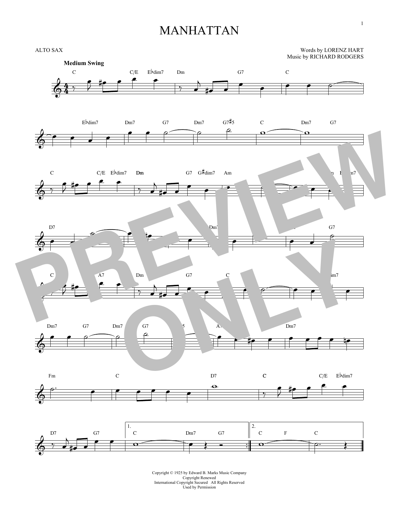 Product gallery: Page 1 of 1 Manhattan, Rodgers & Hart