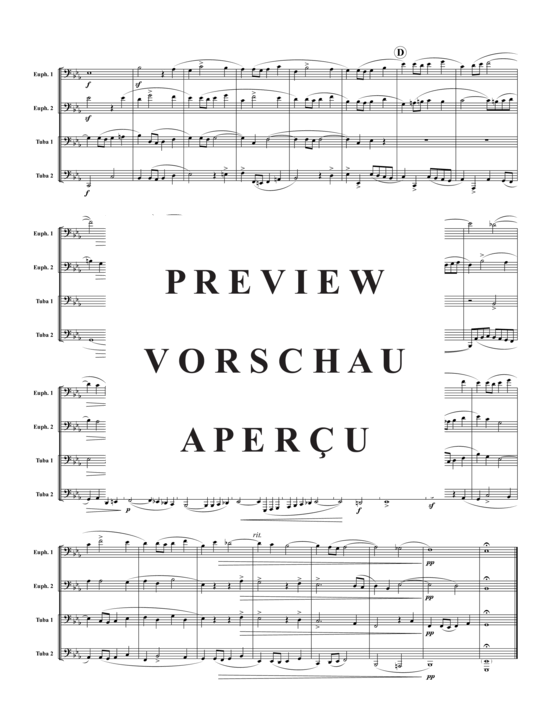 Product gallery: Page 3 of 9 Fugue in Es-Dur , , (2x Baritone, 2x Tuba)