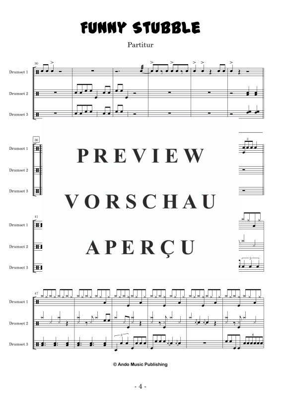 Produktgalerie: Seite 6 von 11 Funny Stubble, , Drumset Trio