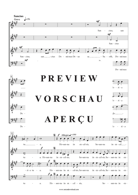 gallery: Messe , , (Gemischter Chor SATB)