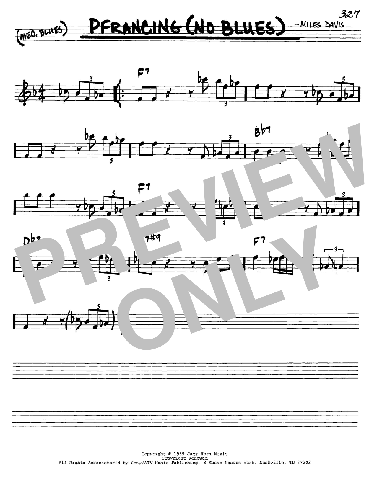 Produktbild zu: Pfrancing (No Blues)